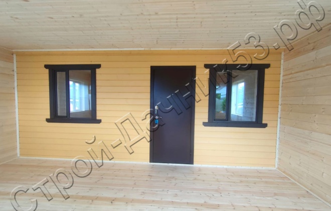 4 Каркасно-щитовой дом 78 М², Московская область, Серпуховский район, деревня Калугино. (15)